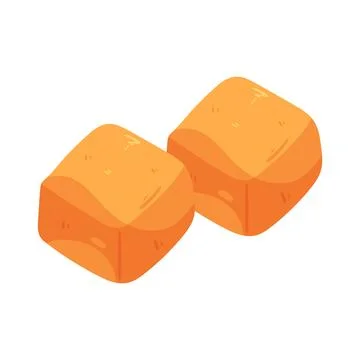 Fried tofu Stock-Illustration