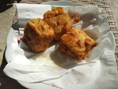 Fried tofu isi Stock Photos