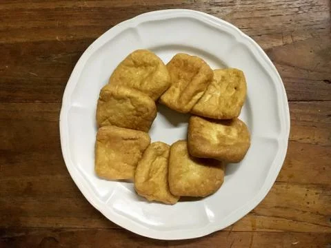 Fried tofu Foto stock