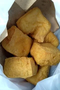 Fried tofu Stock Photos