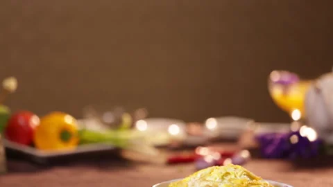 Fried vegetable ingredients with bean sprouts, leek and vermicelli (1) Stock Footage 202208179