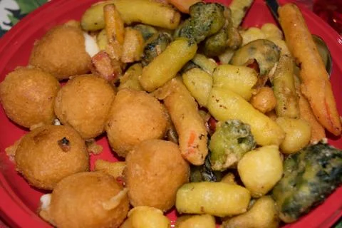 Fried vegetables Fotos Stock