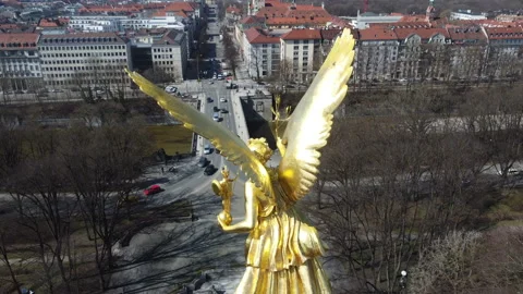 Friedensengel back Stock Footage 152450724