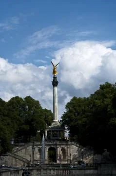 Friedensengel in München Stock Photos
