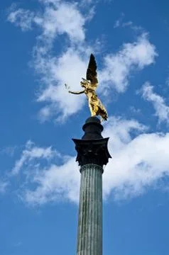 Friedensengel in München Stock Photos