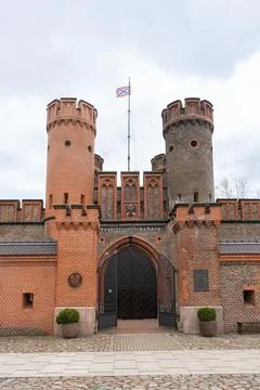 Friedrichsburg gate Stock Photos