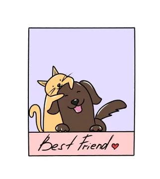 Friedship Stock Illustration