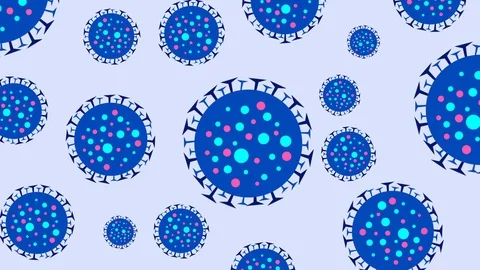 Friendly 2D Animation look of Coronavirus 2019-nCov Stock Footage 126649452