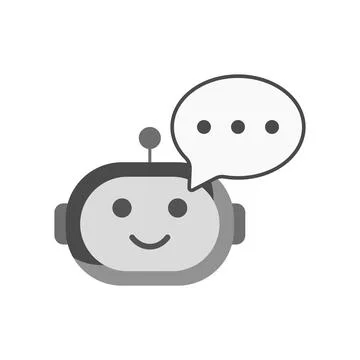 Friendly ai companion Illustrazione stock