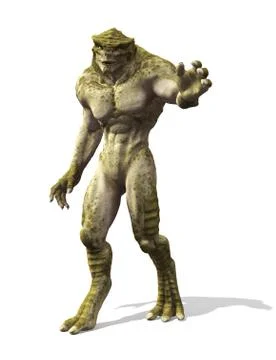 Friendly Alien Greeting Stock Illustration