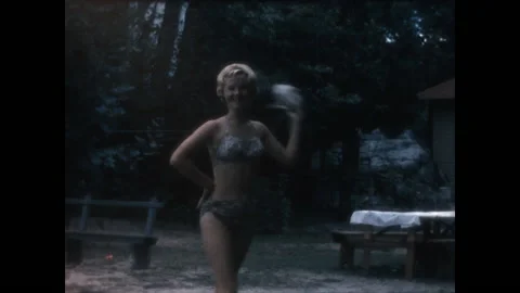 Friendly Bikini 1958 Stock Footage 147108438
