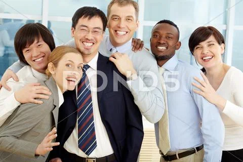 Friendly business group Stock Photos