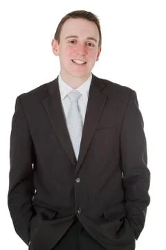 Friendly businessman Stock Photos