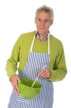Friendly cook Stock Photos