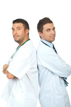 Friendly doctors team Stock Photos