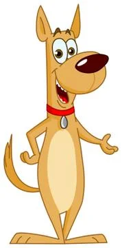 Friendly dog Stock Illustration