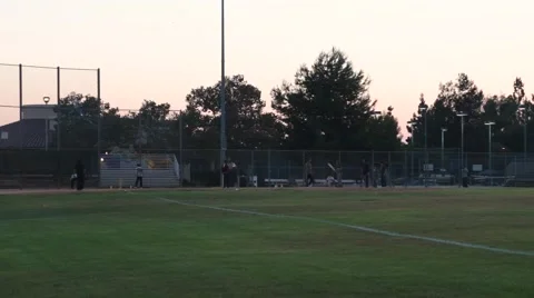 A Friendly Game At The Park Stock Footage 64217019