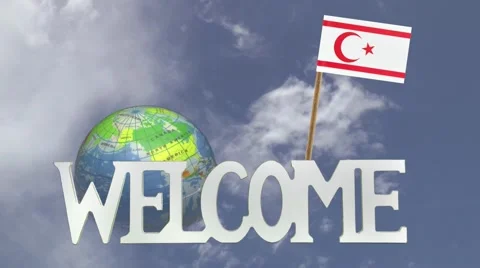 Friendly invitation to come to visit NORTH CYPRUS Stock Footage 40372419