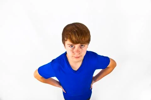 Friendly looking young boy Stock Photos