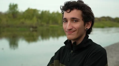 Friendly millenial smiling 3 Stock Footage 211870126