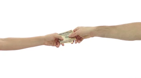 Friendly Money Exchange Video stock 42775465