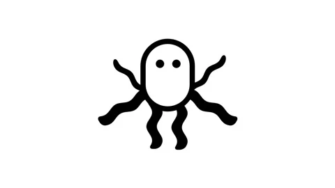 Friendly Octopus Stock Footage 335815420