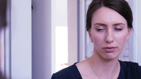 A friendly psychologist talking to your client Stock Footage 87265249