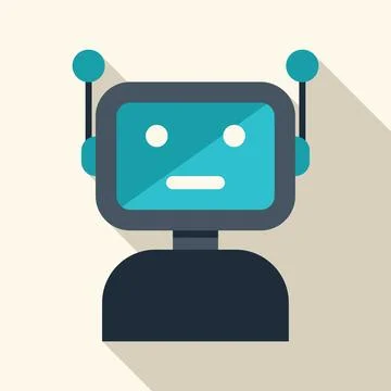 Friendly robot showing artificial intelligence and futuristic technology イラスト素材