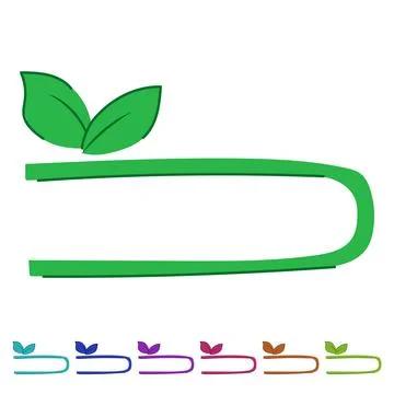 Friendly vegan product label vector cartoon graphic Stock Illustration