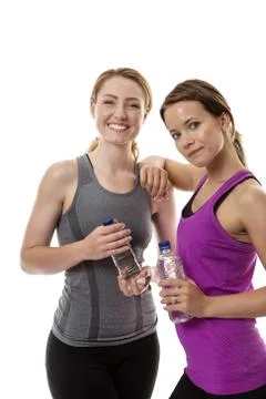 Friendly workout Stock Photos