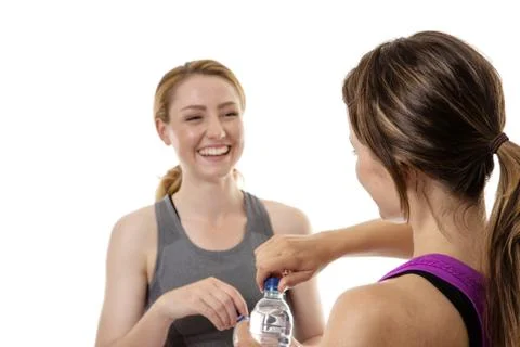 Friendly workout Foto stock