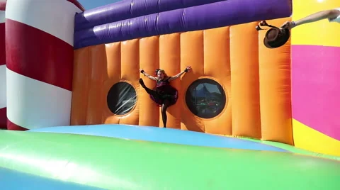 Friends camping and having fun at summer festival Stock Footage 67932945