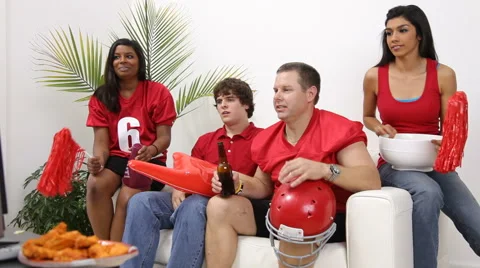 Friends cheering Stock Footage 61670546