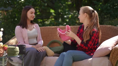 Friends Coming Together to Share Precious Moments in the Beautiful Nature Stock Footage 302191253