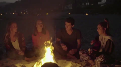 Friends dance to music Stock Footage 54042151