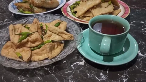 Friends drinking tea Stock Footage 243198253