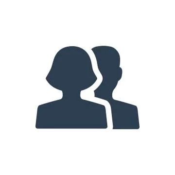 Friends Group Icon Stock Illustration