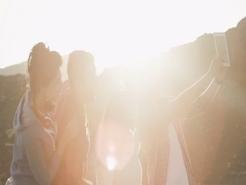 Friends having fun with digital tablet. Stock Footage 69465179