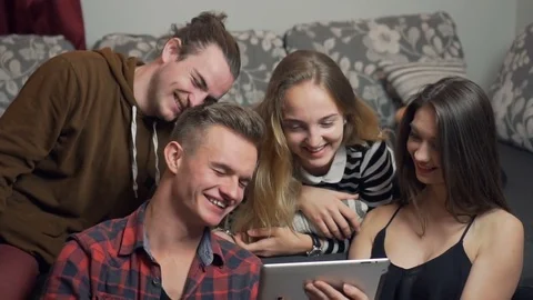 Friends Having Fun Stock-Footage 70097199