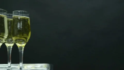 Friends Having Wine Toasting Clinking Wine Glasses Sophisticated Dinner Party Stock Footage 82861413