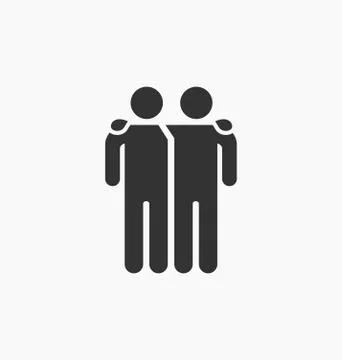 Friends icon Stock Illustration