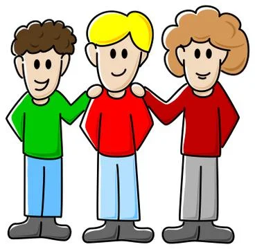 Friends Stock Illustration