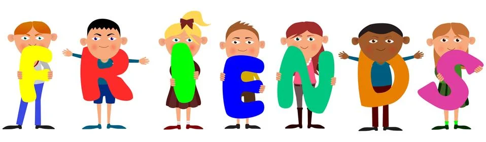 Friends Stock Illustration