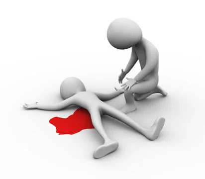 Friend's murder Stock Illustration