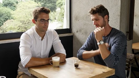 Friends over coffee Stock Footage 93874369