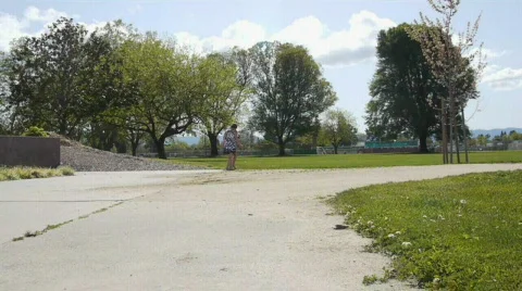 Friends in the park. Stock Footage 692873