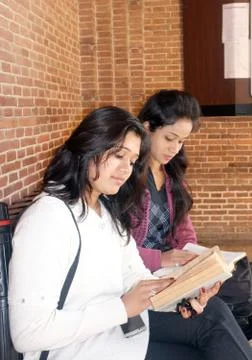 Friends studying Stock Photos