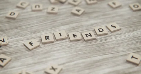 Friends Tiles in a 3D animation Stock Footage 251304297