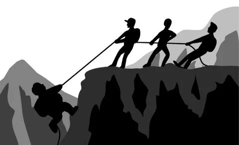 Friendship bw Stock Illustration