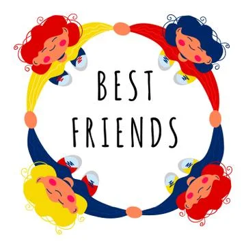 Friendship concept Stock Illustration